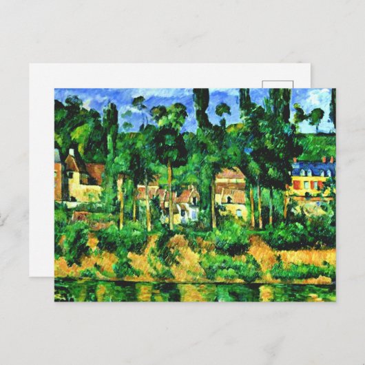 Cezanne - Chateau van Medan Briefkaart (Voorkant / Achterkant)