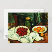 Cezanne - Cherries Briefkaart (Voorkant / Achterkant)