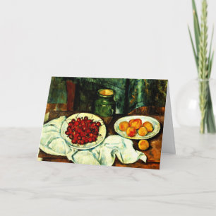 Cezanne - Cherries Kaart