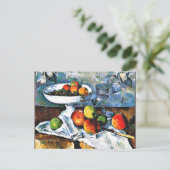 Cezanne - Compotier, Glas, Appels, Briefkaart (Staand voorkant)