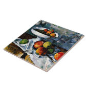Cezanne - Compotier, Glas, Appels Tegeltje (Zijkant)