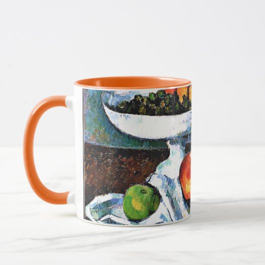 Cezanne - Compotier, glas en appel, Mok (Links)