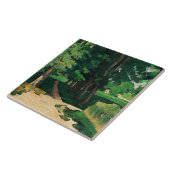 Cezanne - De Avenue aan de Jas de Bouffan Tegeltje (Zijkant)