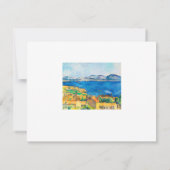 Cezanne:De baai van Marseille, gezien vanuit L'Est (Achterkant)