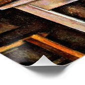 Cezanne - de Kaart spelers-1892 Perfect Poster (Hoek)