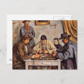 Cezanne - De Kaarten, 1892 Briefkaart (Voorkant / Achterkant)