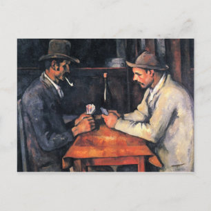 Cezanne - De kaartspelers (2) Briefkaart