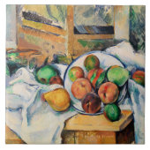 Cezanne - Een hoektafel Tegeltje (Voorkant)