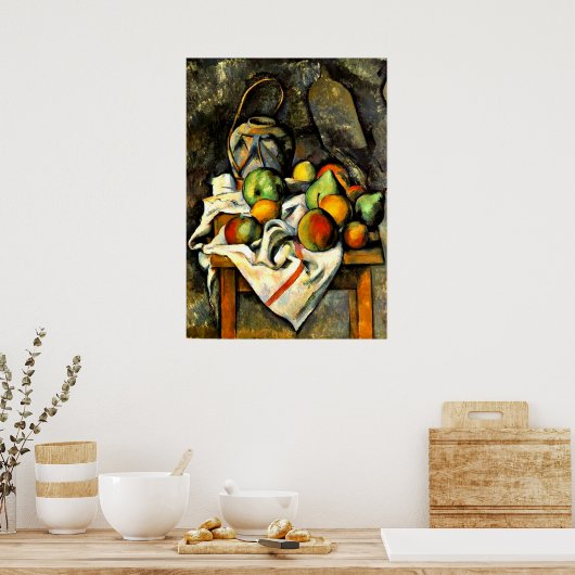 Cezanne - Ginger Jar en Fruit Poster (Keuken)