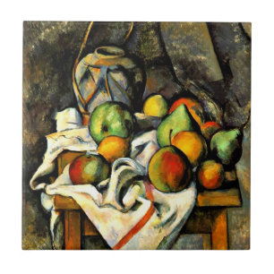 Cezanne - Ginger Jar en Fruit Tegeltje