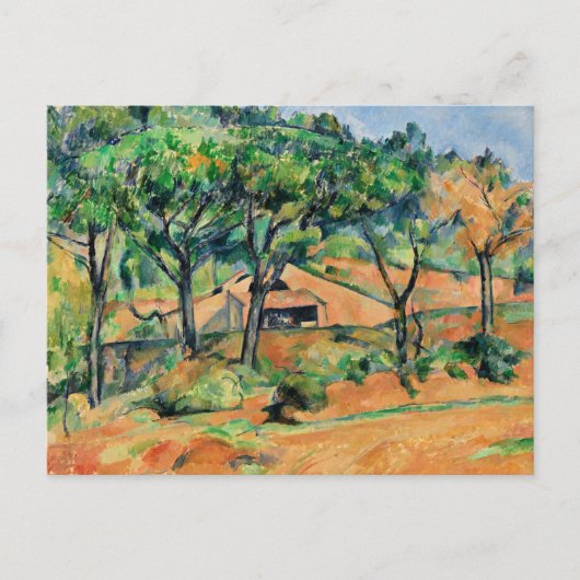 Cezanne - Het huis in Provence Briefkaart (Voorkant)
