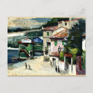 Cezanne - Het restaurant Mistral in l'Estaque Briefkaart