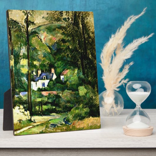 Cezanne - Huizen in het groen-1881 Fotoplaat (Zijkant)