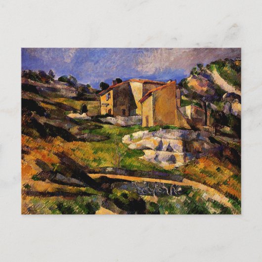 Cezanne - Huizen in Provence Briefkaart (Voorkant)