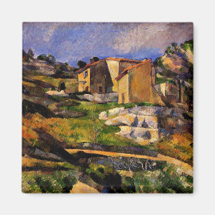 Cezanne - Huizen in Provence Magneet