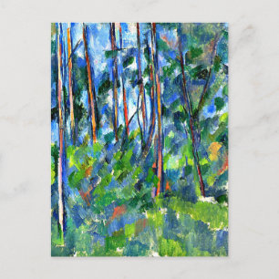 Cezanne - In de Bossen Briefkaart