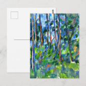 Cezanne - In de Bossen Briefkaart (Voorkant / Achterkant)