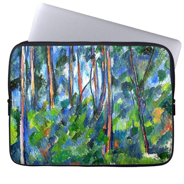 Cezanne - In de Bossen Laptop Sleeve (Voorkant)