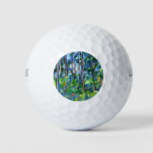 Cezanne - In het bos -1898 Golfballen