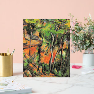 Cezanne - In het park van Chateau Noir Acryl Bord