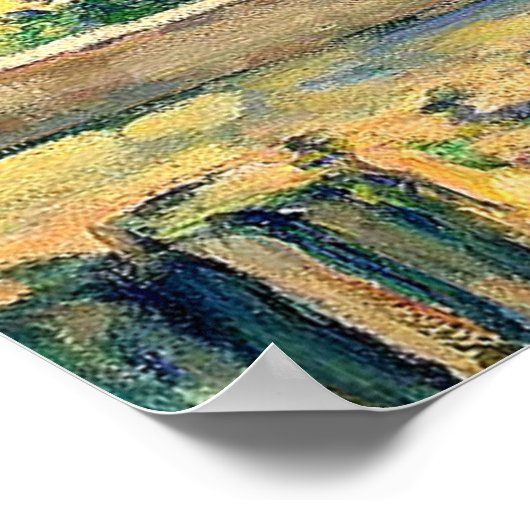 Cezanne - Jas de Bouffan, Poster (Hoek)