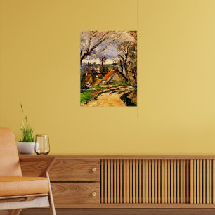 Cezanne - Kantaarns van Auvers, fijne kunst, Poster