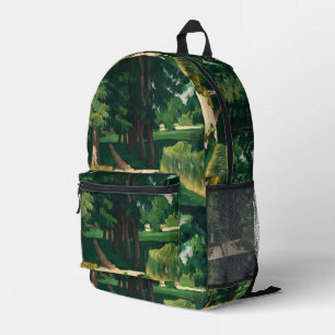 Cezanne-laan bij Jas de Bouffan Vintage Print Bedrukte Rugzak