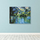 Cezanne - Lac d'Annecy Canvas Afdruk (Insitu (Houten vloer))
