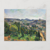 Cezanne - Landschap met Road en Bell Tower Briefkaart (Voorkant)