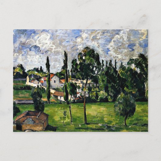 Cezanne - Landschap met waterlijn Briefkaart (Voorkant)