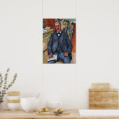 Cézanne - Man met zitplaats Poster (Keuken)