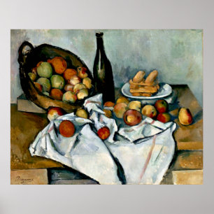 Cezanne - mandje appels poster