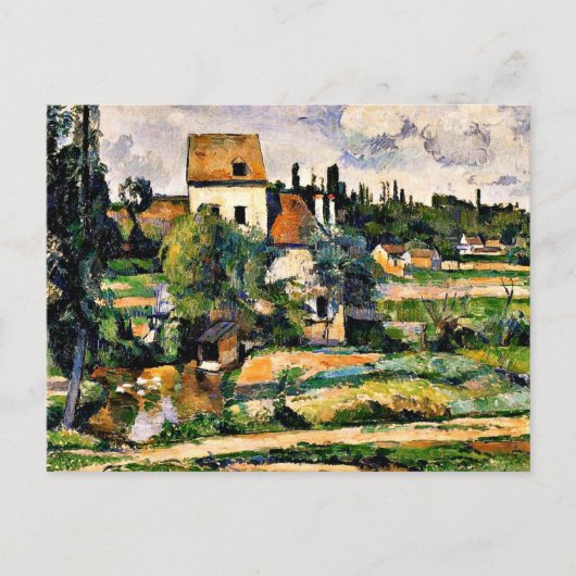 Cezanne - Mill over de Couleuvre in Pontoise Briefkaart (Voorkant)