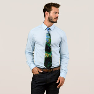 Cezanne - Mont Sainte-Victoire gezien vanuit Les L Stropdas