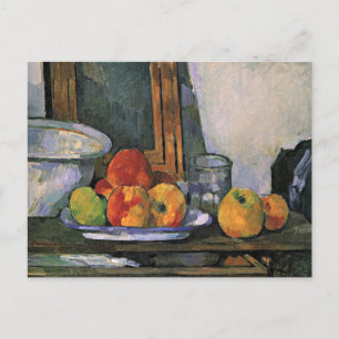 Cezanne - Nog steeds leven met Open Drawer Briefkaart