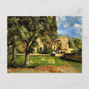 Cezanne - Paardenkastanjebomen in Jas de Bouffan Briefkaart