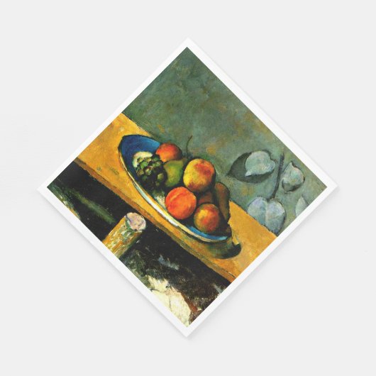 Cezanne - Perziken, peren en druiven Servet (Hoek)