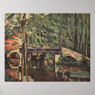 Cezanne Pont de Maincy Bridge Impression d'Art Vin