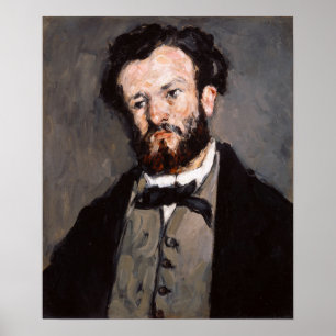 Cézanne - Portret van Anthony Valabregue Poster