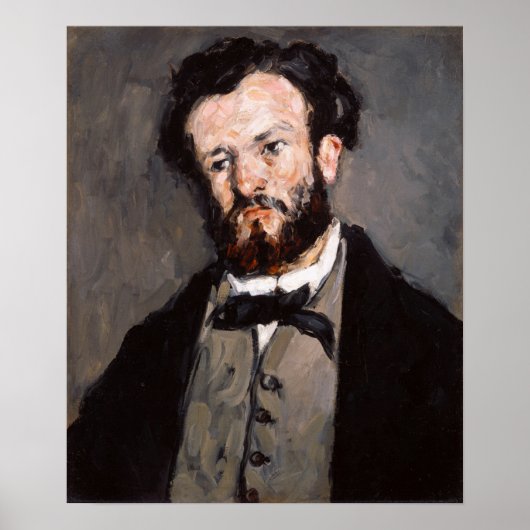 Cézanne - Portret van Anthony Valabregue Poster (Voorkant)
