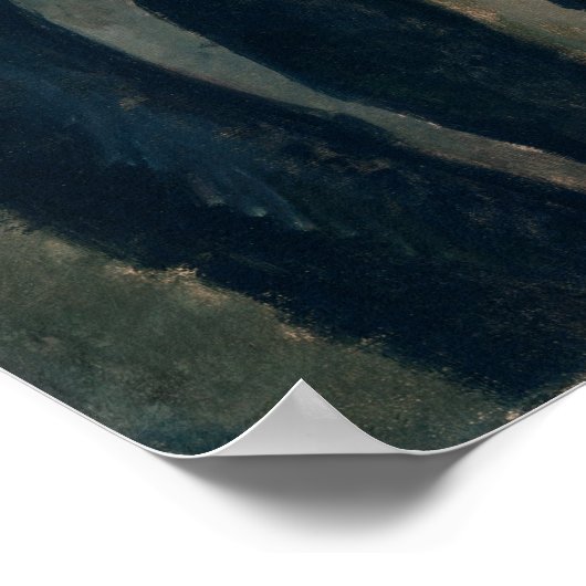 Cézanne - portret van mevrouw Cézanne Poster (Hoek)