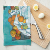 Cezanne Post Impressionisme neemt nog steeds bloem Theedoek (Quarter Fold)