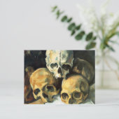 Cezanne Pyramid van het Briefkaart van Skulls (Staand voorkant)