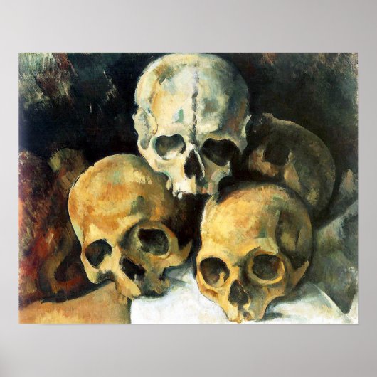 Cezanne Pyramid van het Poster van Skulls (Voorkant)