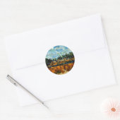 Cezanne - Rivieroevers Ronde Sticker (Envelop)