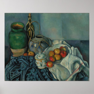 Cézanne - stil leven met appels poster