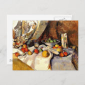 Cezanne - stille bioscopen, flesjes, beker en frui briefkaart (Voorkant / Achterkant)