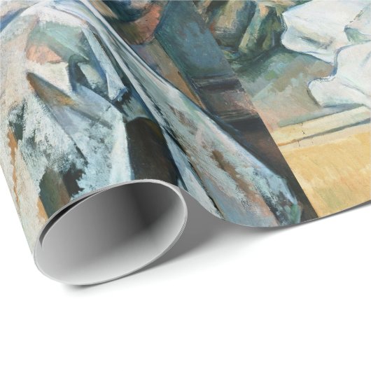 Cezanne stille-levensgordijn, bloemrijke pitcher, cadeaupapier (Rol Hoek)