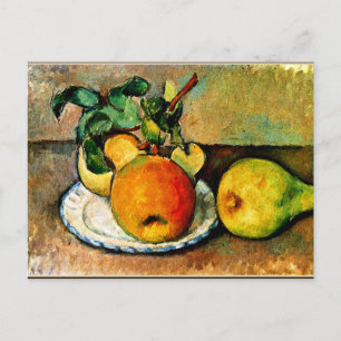 Cezanne - Stilleven met appels en peren Briefkaart