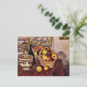 Cezanne - Stilleven met soepterrine Briefkaart (Staand voorkant)